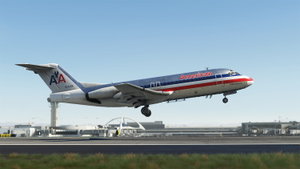 Just Flight Fokker F28 4000 | American Airlines | N1415K | Luxe Jet  8K thumbnail 2