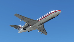 Just Flight Fokker F28 4000 | American Airlines | N1415K | Luxe Jet  8K thumbnail 6