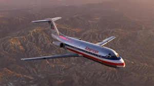 Just Flight Fokker F28 4000 | American Airlines | N1415K | Luxe Jet  8K thumbnail 8