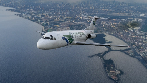 Just Flight Fokker F28 4000 | Cebu Pacific Classic | RP-C1540 | 8K