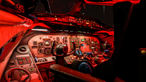Just Flight Fokker F28 Cockpit and Cabin Downscaled For Better Performance 