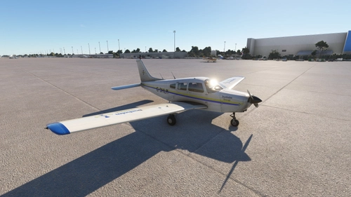 Just Flight Piper PA-28 Warrior II - Dunholm Travel Livery (Fictional)
