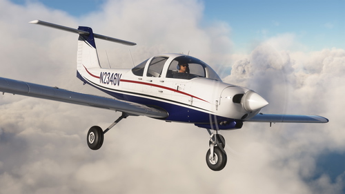 Just Flight Piper PA-38 Tomahawk - N2346V (Dynamic Registration)