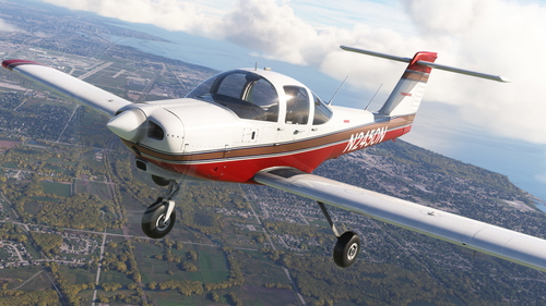 Just Flight Piper PA-38 Tomahawk - N2450N (Dynamic Registration)