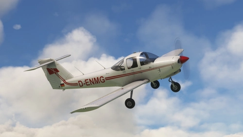 Just Flight Piper PA38 Tomahawk D-ENMG