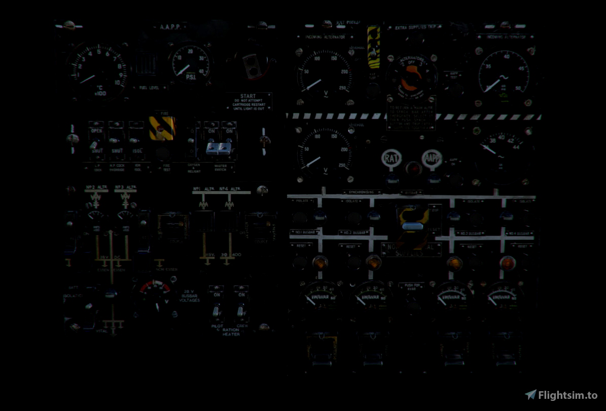 JustFlight Avro Vulcan - Fix for issues with electrical and radio