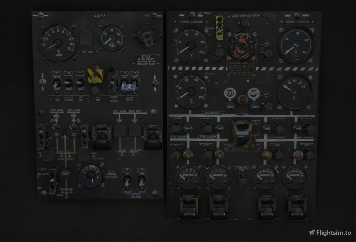 JustFlight Avro Vulcan - Fix for issues with electrical and radio