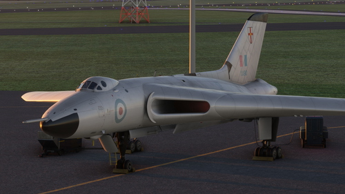 JustFlight Avro Vulcan B Mk.2 - RAF 101 SQN White Livery (8K Textures)