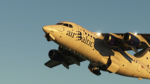 JustFlight BAe 146-100 and Avro RJ70  Air Baltic Pack (YL-BAL)