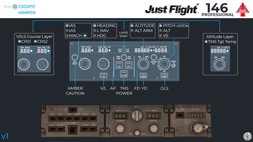 BAE 146 Professional | MiniCockpit MiniFCU | MobiFlight Profile