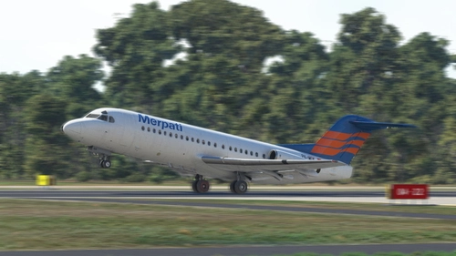 JustFlight F28 Merpati PK-MGK