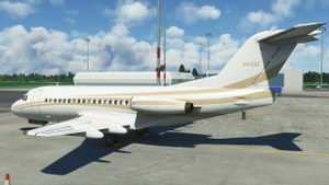 JustFlight Fokker 28-1000 N43AE  thumbnail 2
