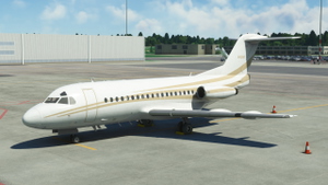 JustFlight Fokker 28-1000 N43AE  thumbnail 3