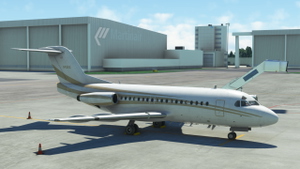 JustFlight Fokker 28-1000 N43AE  thumbnail 4