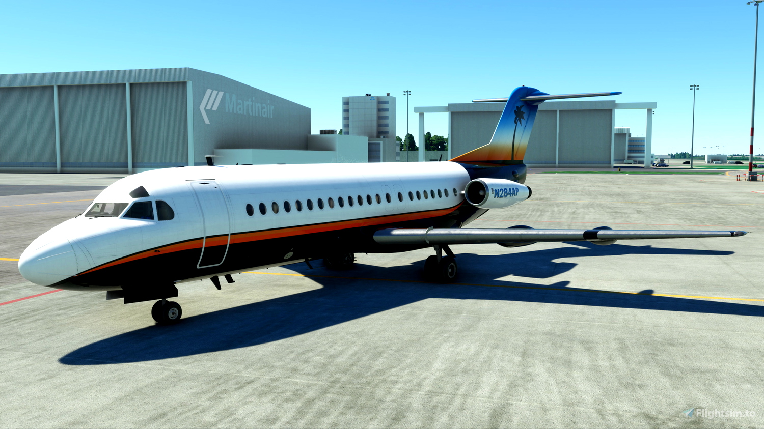 Fokker F28 Professional Liveries pour Microsoft Flight Simulator | MSFS ...