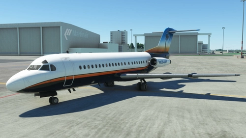 JustFlight Fokker 28-4000 N284AP VIP (Fictional - Based on a G5)