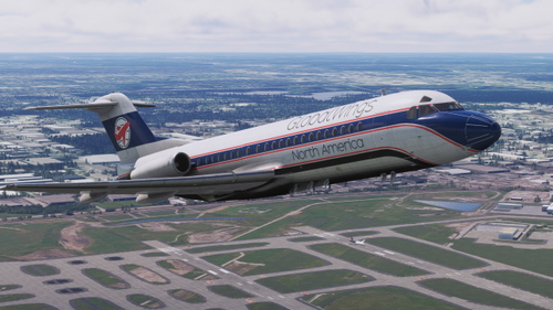JustFlight Fokker F28-4000 - GlobalWings North America 
