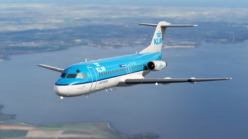 JustFlight Fokker F28-4000 KLM (Fictional | PH-KZI)
