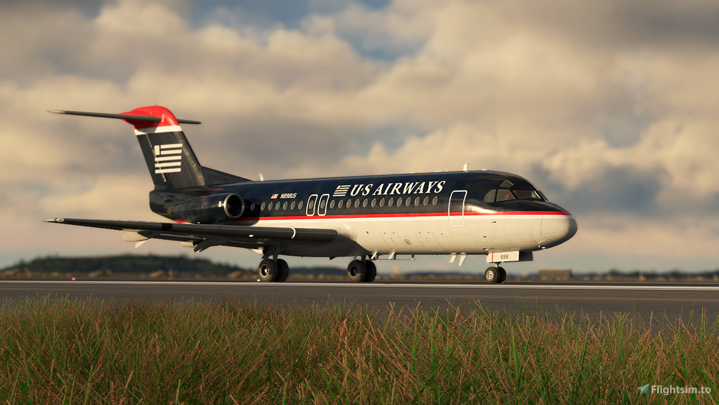 航空機・ヘリコプター Inflight 1:200 US Airways F-28 N493US 航空機・ヘリコプター Inflight 1:200 US Airways F-28 N493US