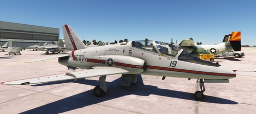 JustFlight Hawk N19TS Livery