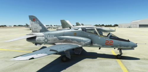 JustFlight Hawk N22AD Livery 