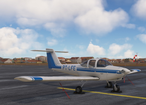 JustFlight PA-38 Tomahawk - PT-LFE  (Aeroclube SJC)