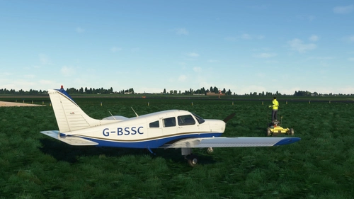 JustFlight PA28 Warior II - G-BSSC