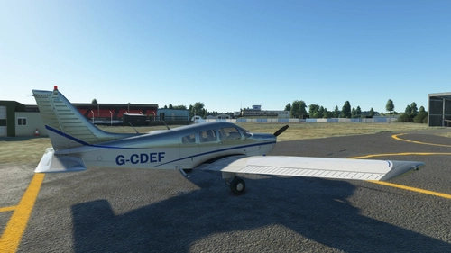 JustFlight PA28 Warior II - G-CDEF