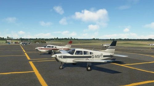 JustFlight PA28 Warior II - G-MSFT