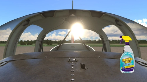 JustFlight PA38 Tomahawk Invisible Glass Mod