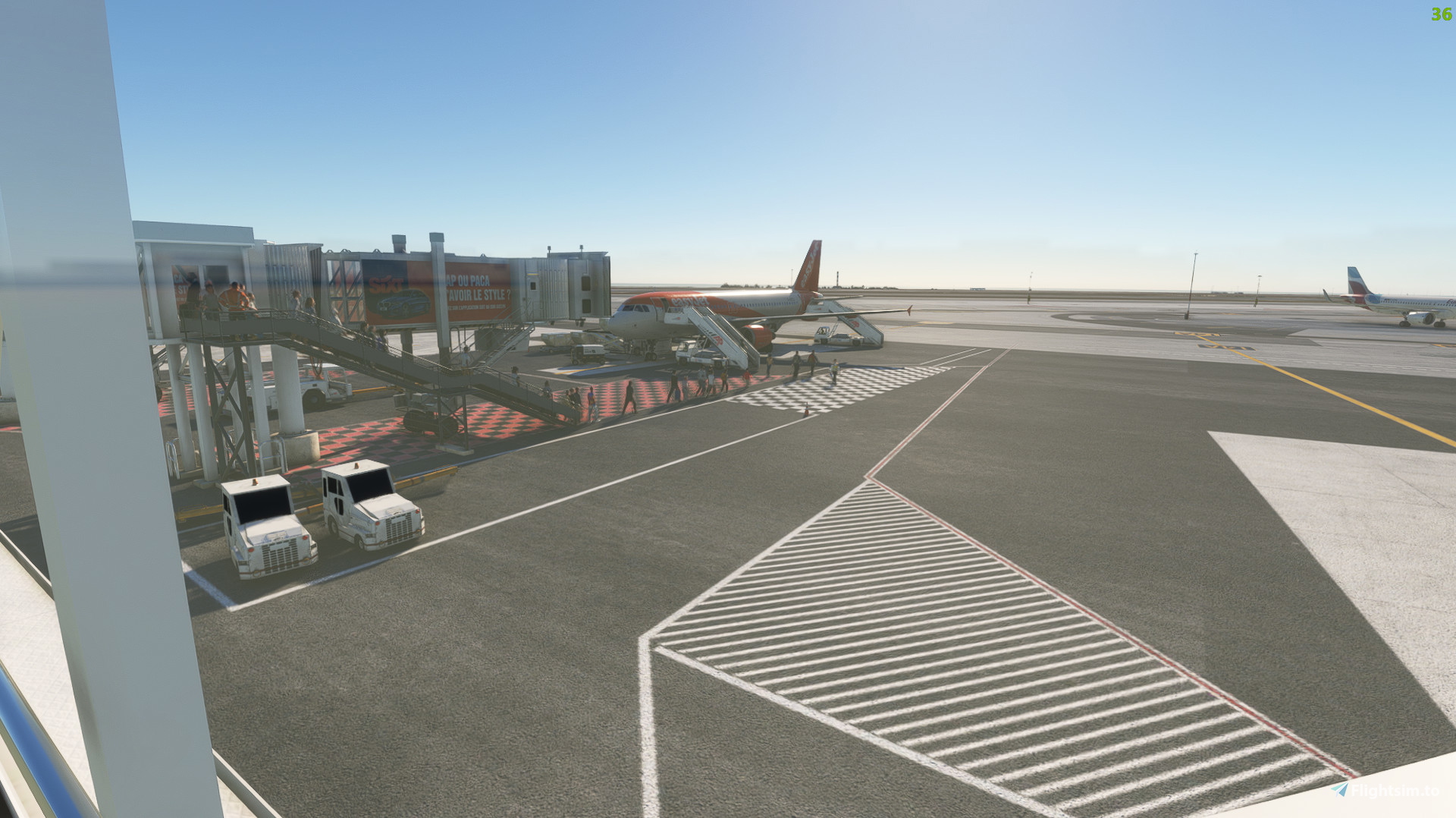 JustSim LFMN Nice Airport NG Series GSX Profile  - Image 1