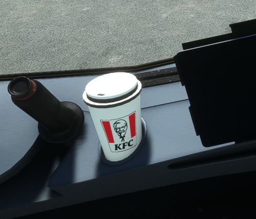 [A32NX cups] KFC coffee cup
