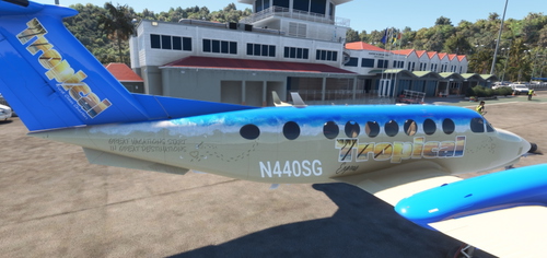 King Air Tropical Express Livery #1