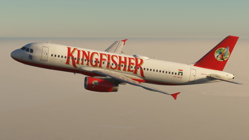 Kingfisher Airlines VT-KFD || Fenix V2