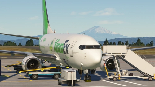 Kirara Express 737-700F Genshin Impact livery