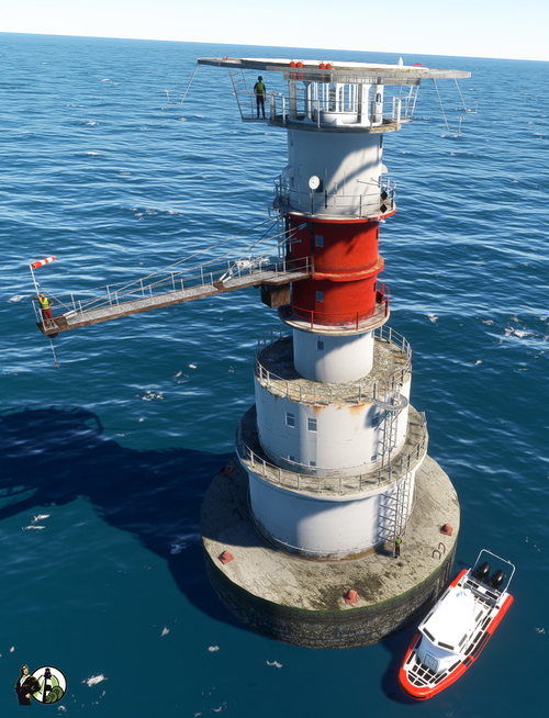 Kish Bank Lighthouse (Helipad)