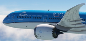 KLM  PH-BHC  "100 years" sticker thumbnail 11
