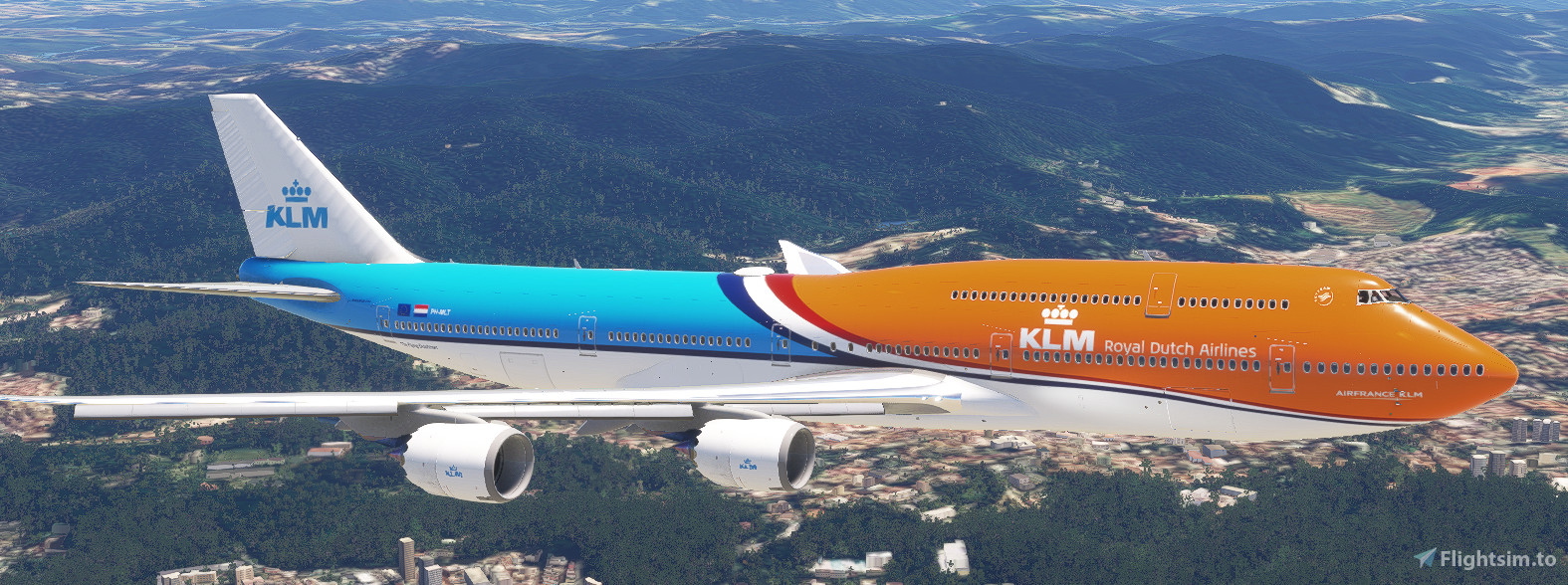 KLM aviationtag B747 2024年 クリスマス 限定 KLM aviationtag B747