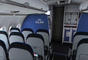 KLM  Airbus A320 - PH-AEA - 8K + 4K - w/Cabin - Fenix A320 V2 thumbnail 8