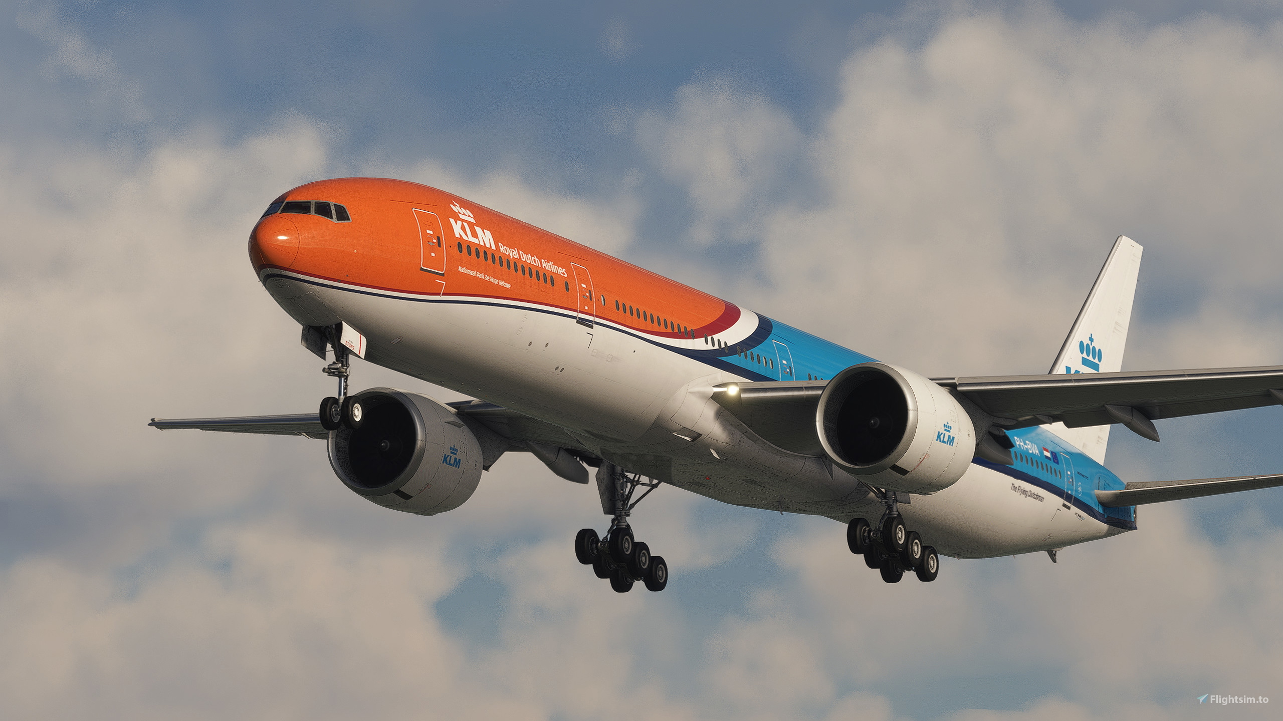 KLM (Orange Pride, PH-BVA) - PMDG 777-300ER for Microsoft