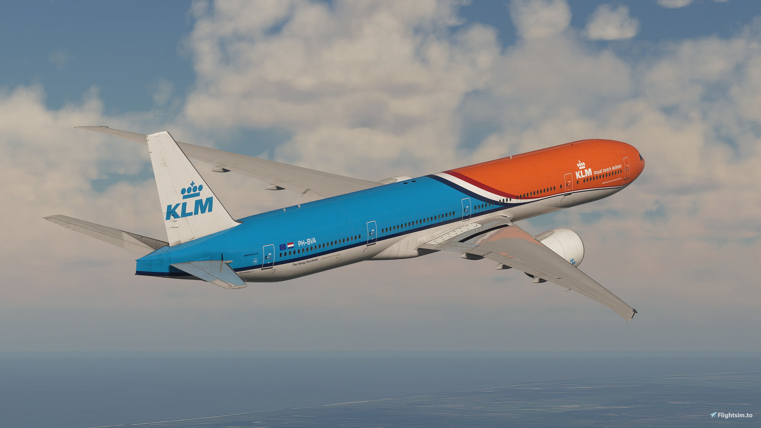 Maquette Herpa KLM Boeing 777-300ER Orange Pride – Échelle 1:200, Snap-fit, Avec Socle – Modèle Collection