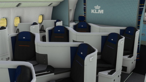 KLM Royal Dutch Airlines [Pack+Retro+Asia] w/Cabin | PMDG B777-300ER thumbnail 9