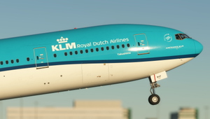 KLM Royal Dutch Airlines (PH-BVF) PMDG Boeing 777-300ER - 8K thumbnail 3