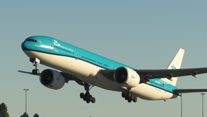 KLM Royal Dutch Airlines (PH-BVF) PMDG Boeing 777-300ER - 8K thumbnail 1