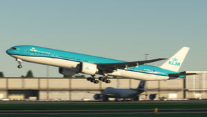 KLM Royal Dutch Airlines (PH-BVF) PMDG Boeing 777-300ER - 8K thumbnail 2
