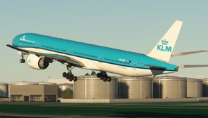 KLM Royal Dutch Airlines (PH-BVF) PMDG Boeing 777-300ER - 8K thumbnail 7