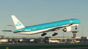KLM Royal Dutch Airlines (PH-BVF) PMDG Boeing 777-300ER - 8K thumbnail 8
