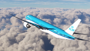KLM Royal Dutch Airlines (PH-BVF) PMDG Boeing 777-300ER - 8K thumbnail 9