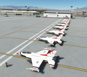 KLSV Nellis AFB Nevada USA Red Flag thumbnail 6