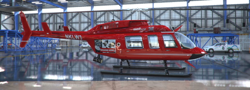 KLW News Bell 206 livery